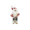 Northlight Frontier Reindeer Skiing Santa Claus Christmas Figurine - 9" - Red and White
